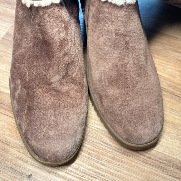 UGG Sandra Boots Suede & Shearling Tall - Picture 5 of 8